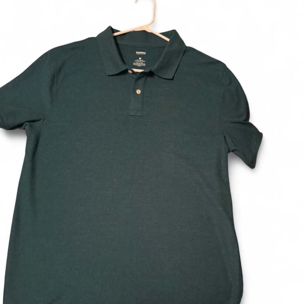 Sonoma Goods For Life Dark Green Polo Shirt